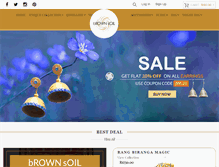 Tablet Screenshot of brownsoilhandicrafts.com